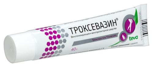 Троксевазин 2% гель для наружного применения 40 гр