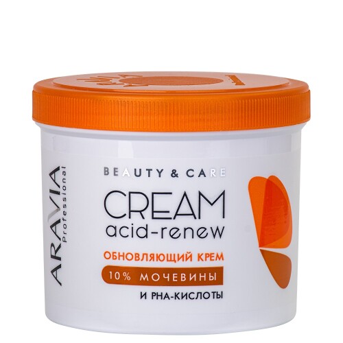 Купить Aravia professional крем обновляющий с pha-кислотами и мочевиной (10%) acid-renew cream 550 мл цена