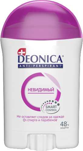 Deonica антиперспирант-стик невидимый 40 мл