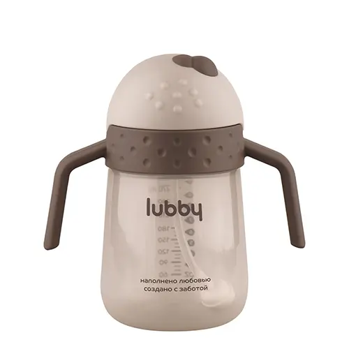 Lubby поильник-непроливайка с трубочкой 6+ 300 мл/35269