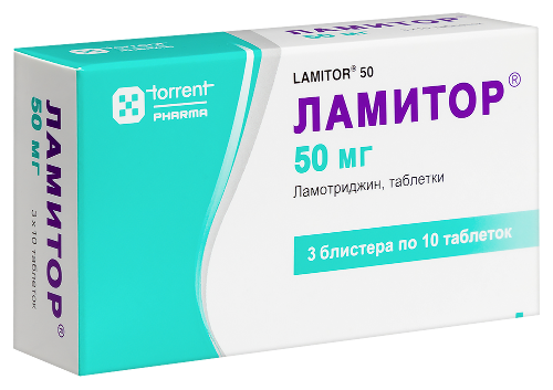 Ламитор 50 мг 30 шт. таблетки