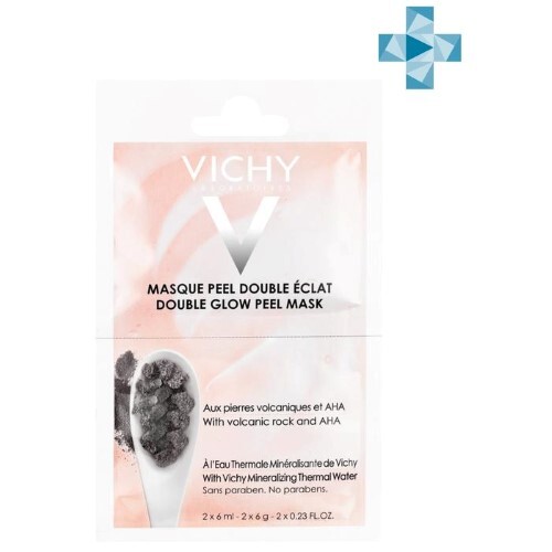 Купить Vichy mineral masks двойное сияние маска-пилинг 2x6 мл цена