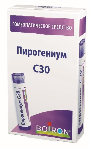 Купить Пирогениум c30 гомеопатический монокомпонентный препарат животного происхождения 4 гр гранулы гомеопатические цена