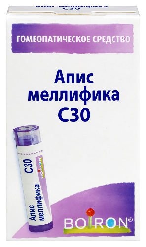 АПИС МЕЛЛИФИКА С30 ГОМЕОПАТ МОНОКОМП ПРЕПАРАТ ЖИВОТН ПРОИСХОЖД