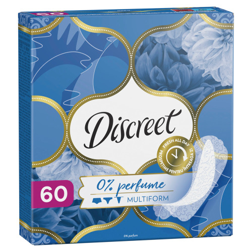 DISCREET AIR MULTIFORM ЕЖЕДНЕВНЫЕ ГИГИЕНИЧЕСКИЕ ПРОКЛАДКИ
