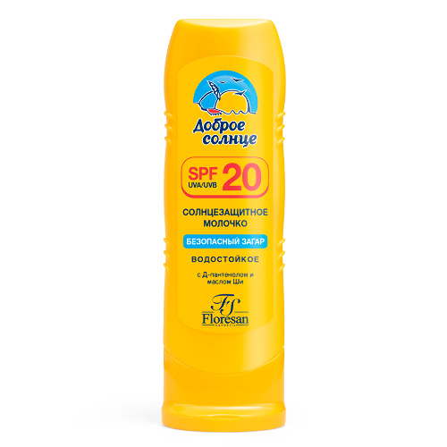 Floresan молочко для загара spf-20 125 мл