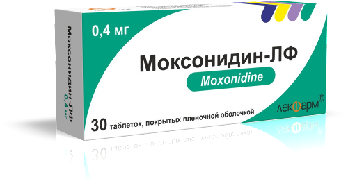 Купить Моксонидин-лф 0,4 мг 30 шт. таблетки, покрытые пленочной оболочкой по цене 181 руб в Москве Моксонидин-лф 0,4 мг 30 шт. таблетки, покрытые пленочной оболочкой