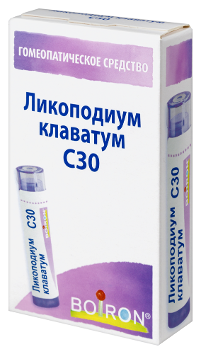 ЛИКОПОДИУМ КЛАВАТУМ C30 ГОМЕОПАТ МОНОКОМП ПРЕПАРАТ РАСТИТ ПРОИСХОЖД