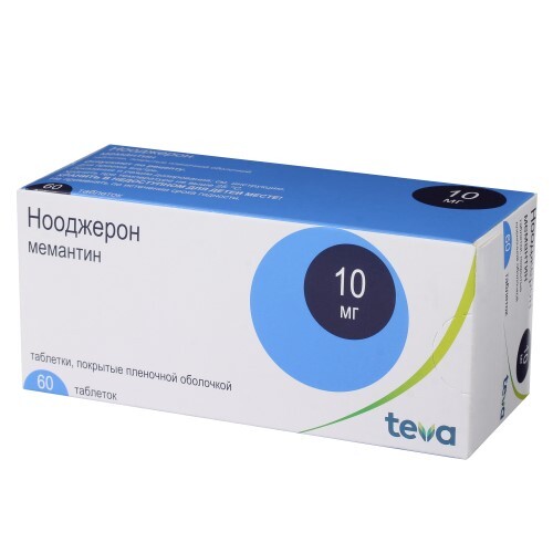 Нооджерон 10 мг 60 шт. таблетки, покрытые пленочной оболочкой