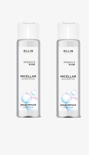 Набор Ollin perfect hair шампунь мицеллярный для волос 250 мл х2