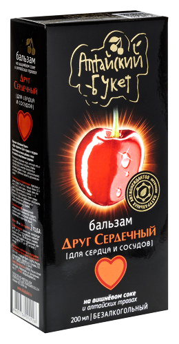 БАЛЬЗАМ АЛТАЙСКИЙ БУКЕТ N6 ДРУГ СЕРДЕЧНЫЙ Д/СЕРДЦА И СОСУДОВ