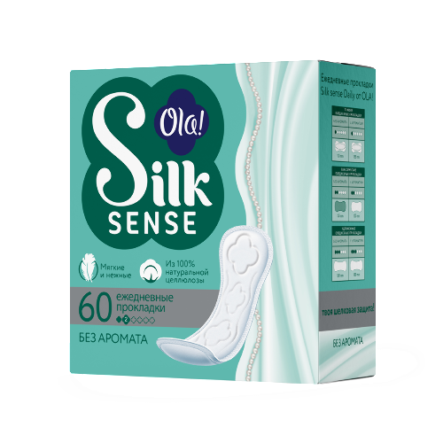 Купить Ola silk sense прокладки ежедневные daily без аромата 60 шт. цена