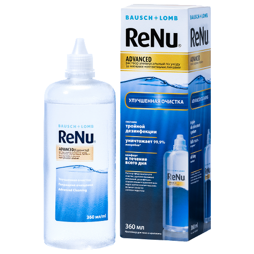 RENU ADVANCED УНИВЕРСАЛЬНЫЙ РАСТВОР ДЛЯ ЛИНЗ
