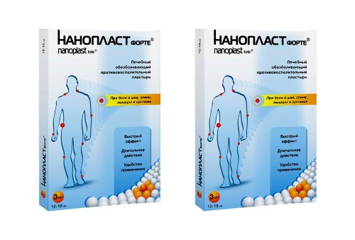 Набор из 2-х уп НАНОПЛАСТ форте размер 12х18см №3 со скидкой