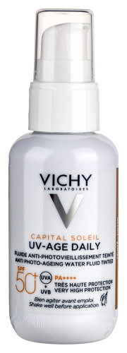 Vichy capital soleil флюид тонирующий uv-age daily spf50+ 40 мл