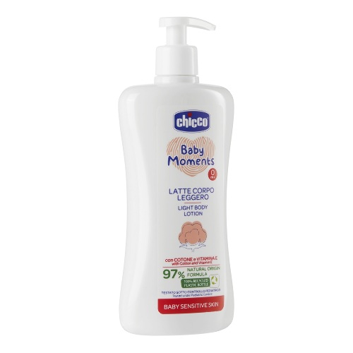 Chicco baby moments лосьон для тела нежная консистенция 500 мл
