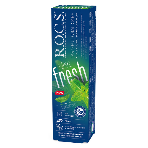 Rocs зубная паста ilike fresh 74 гр