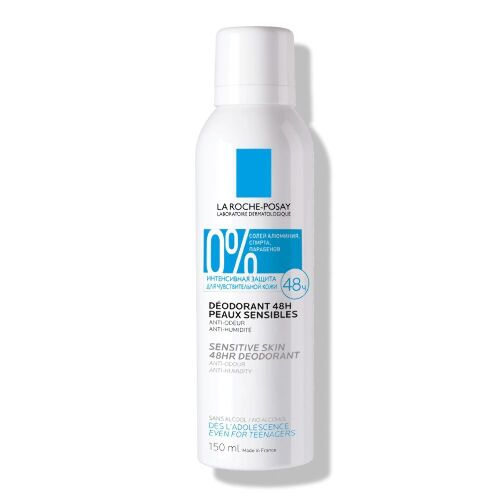 La roche-posay deodorant дезодорант-спрей 48 ч защиты 150 мл