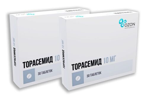 Набор из 2х упаковок Торасемид таб. 10мг №30 со скидкой!