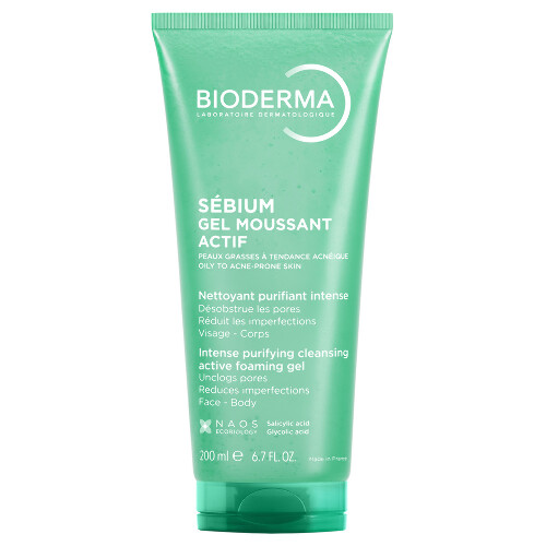 Bioderma Sebium гель актив очищающий интенсивного действия 200 мл