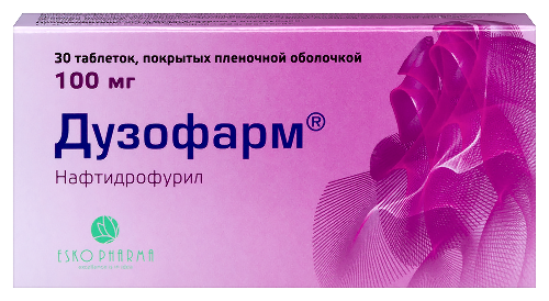 Дузофарм 100 мг 30 шт. таблетки, покрытые пленочной оболочкой