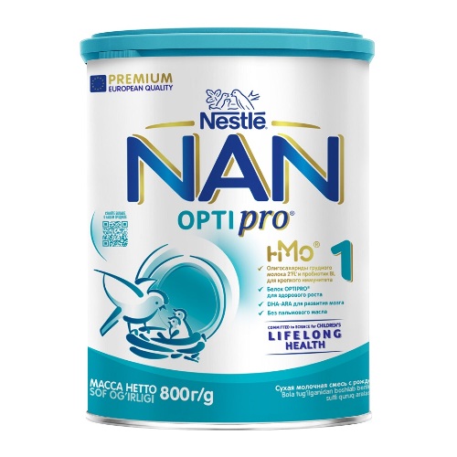 Купить Nan 1 optipro смесь сухая для детей с рождения 800 гр цена