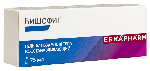Erkapharm бишофит гель-бальзам для тела восстанавливающий 75 мл/эркафарм