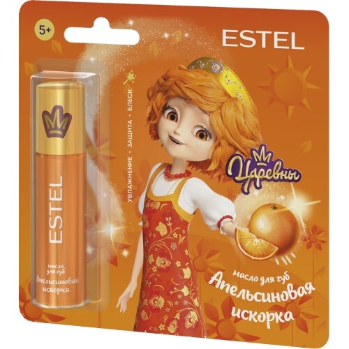 Купить Estel царевны масло для губ для детей апельсиновая искорка 13 мл цена