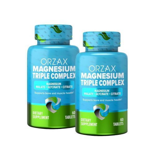 НАБОР ИЗ 2 УП. ОРЗАКС МАГНЕЗИУМ ТРИПЛ КОМПЛЕКС 60 ТАБЛ.