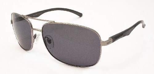 Купить Cafa france очки поляризационные мужские металл серая линза/сf8505 цена