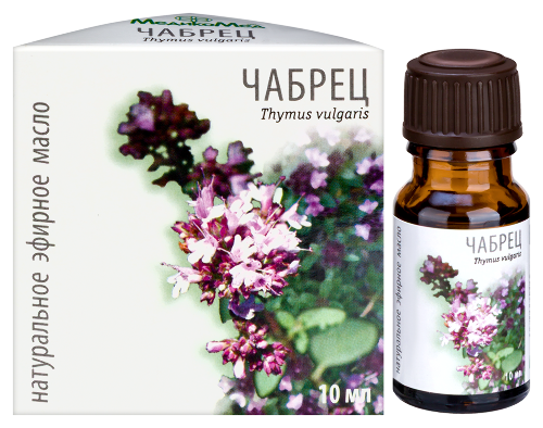 Масло эфирное чабрец 10 мл в индивидуальной упаковке