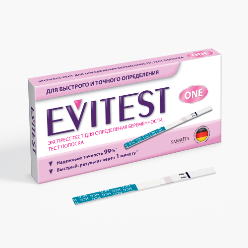 Тест для определения беременности evitest one