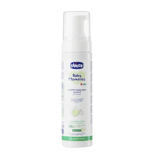 Chicco baby moments суфле шампунь и кондиционер 150 мл