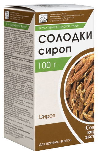 Солодки сироп флакон 100 гр