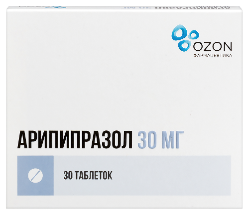 Арипипразол 30 мг 30 шт. блистер таблетки