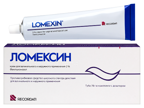 Ломексин 2% крем вагинальный 78 гр