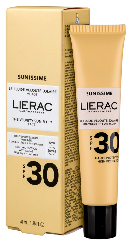 Lierac sunissime эмульсия для лица бархатистая солнцезащитная spf30 40 мл