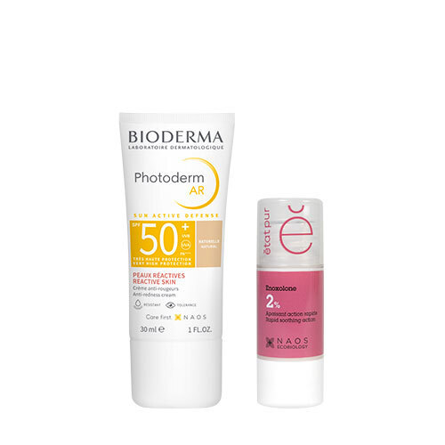 Набор Bioderma Photoderm Солнцезащитный Крем  AR Крем SPF 50+ 30 мл + Etat Pur Сыворотка с эноксолоном 15 мл