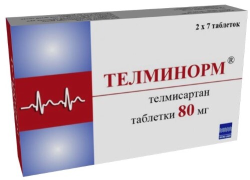 Купить Телминорм 80 мг 14 шт. таблетки цена