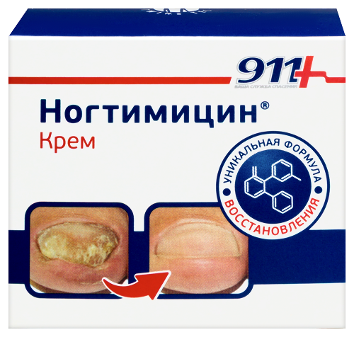 911 Ногтимицин крем 30 мл
