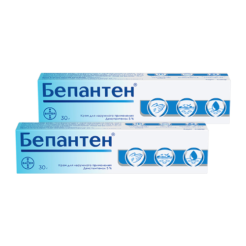 НАБОР СО СКИДКОЙ! ПРИ СУХОСТИ КОЖИ: 2 УПАКОВКИ БЕПАНТЕН 5% 30,0 КРЕМ