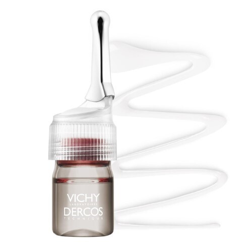 Vichy Dercos Aminexil Intensive 5 Комплексное средство против выпадения волос для мужчин с аминексилом, аргинином, витаминами для густоты и роста волос в ампулах, 21 шт x 6 мл