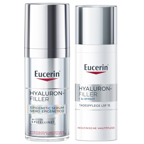 Набор EUCERIN HYALURON-FILLER: КРЕМ ДЛЯ ДНЕВНОГО УХОДА ЗА НОРМАЛЬНОЙ И КОМБИНИРОВАННОЙ КОЖЕЙ SPF15 50МЛ + СЫВОРОТКА ЭПИГЕНЕТИЧЕСКАЯ АНТИВОЗРАСТНАЯ 30МЛ