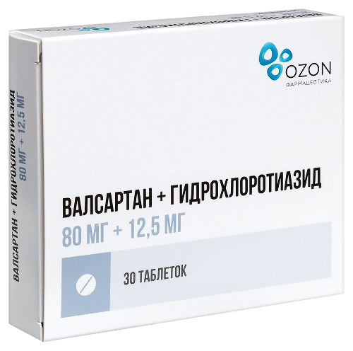 ВАЛСАРТАН+ГИДРОХЛОРОТИАЗИД
