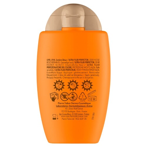 Avene флюид-перфектор для лица солнцезащитный ультралегкий spf50+ 50 мл