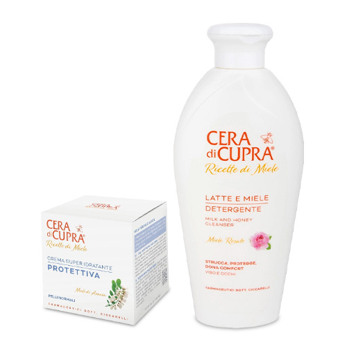 Набор Cera di Cupra: крем д/лица для нормальной кожи 50 мл + молочко очищающее 200  по выгодной цене!