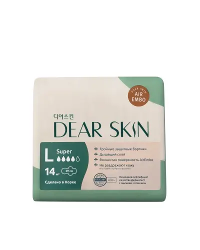 Dear skin air embo прокладки super 14 шт.