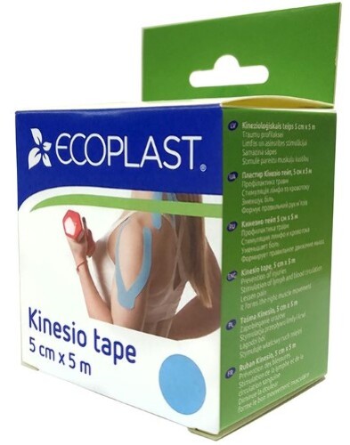 ECOPLAST КИНЕЗИО ТЕЙП 5СМХ5М