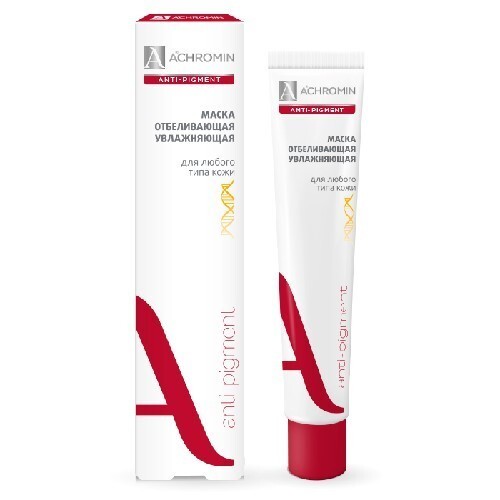 Купить ACHROMIN ANTI-PIGMENT МАСКА ОТБЕЛИВАЮЩАЯ И УВЛАЖНЯЮЩАЯ 75МЛ цена