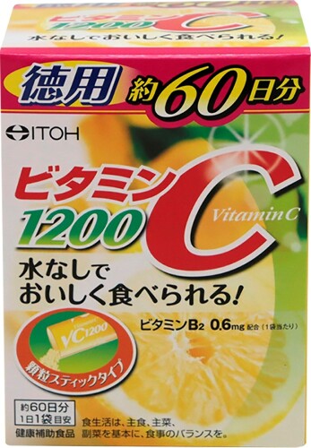 Itoh витамин с 1200 60 шт. пакет массой 2 гр гранулы